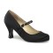 Funtasma Flapper-20 - Black Satin Pu
