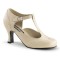 Funtasma FLAPPER-26 - Cream Pu
