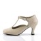 Funtasma FLAPPER-26 - Cream Pu