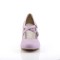 Flapper-35 - Lavender Faux Leather  