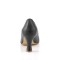 Flapper-40 - Black Faux Leather  