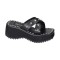 Demonia Flip-05 - Black Pu