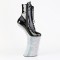Forbidden-1020BEJ - Black Patent Silver AB