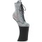 Forbidden-1020RS - Silver AB Rhinestones Black Matte