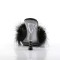 Glitzy-501-8 - Black Marabou Fur/Clear