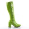 Funtasma Gogo-300 - Lime Green Stretch Patent