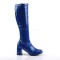 Funtasma Gogo-300 - Navy Blue Stretch Patent