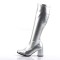 Funtasma Gogo-300 - Silver Stretch Pu