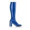 Funtasma Gogo-300 - Navy Blue Stretch Patent