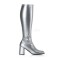 Funtasma Gogo-300 - Silver Stretch Pu