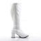 Funtasma Gogo-300X - White Stretch Patent
