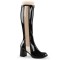 GOGO-303 - Black Stretch Patent Clear Tpu