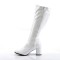 GOGO-303 - White Stretch Patent Clear Tpu