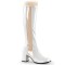 GOGO-303 - White Stretch Patent Clear Tpu