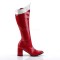 Funtasma Gogo-305 - Red-White Stretch Patent