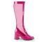 GOGO-307 - Baby Pink Stretch Patent Mesh