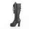 Gothika-108 - Black Vegan Leather