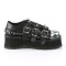 Gravedigger-03 - Black Vegan Leather  