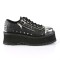Gravedigger-04 - Black Vegan Leather  