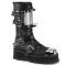 Gravedigger-250 - Black Vegan Leather  