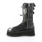 Gravedigger-250 - Black Vegan Leather  