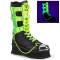 Gravedigger-255 - Black Vegan Leather