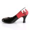 Harley-42 - Black Pat Red White Pu  