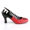 Harley-42 - Black Pat Red White Pu  