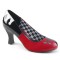 Harley-42 - Black Pat Red White Pu  