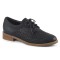 Hepburn-26 - Black Faux Leather  