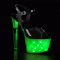 Illuminator-709 - Black Pat White Glow  