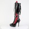 Indulge-2028 - Black Red Patent