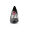 Jenna-01 - Black Faux Leather  