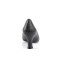 Jenna-01 - Black Faux Leather  