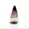 Jenna-01 - Cream Faux Leather  
