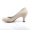 Jenna-01 - Cream Faux Leather  
