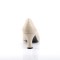 Jenna-01 - Cream Faux Leather  