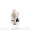 Jenna-06 - Cream Faux Leather Pat  