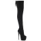Jubilant-3007FS - Black Faux Suede