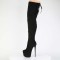 Jubilant-3007FS - Black Faux Suede