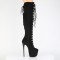 Jubilant-3012FS - Black Faux Suede