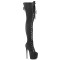Jubilant-4012 - Black Stretch Faux Leather