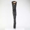 Jubilant-4012 - Black Stretch Faux Leather