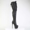 Jubilant-4012 - Black Stretch Faux Leather