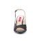 Kimberly-01SP - Black Faux Leather  