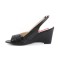 Kimberly-01SP - Black Faux Leather  