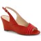 Kimberly-01SP - Red Faux Leather  