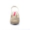 Kimberly-01SP - Taupe Faux Leather  