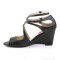 Kimberly-04 - Black Faux Leather  