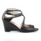 Kimberly-04 - Black Faux Leather  